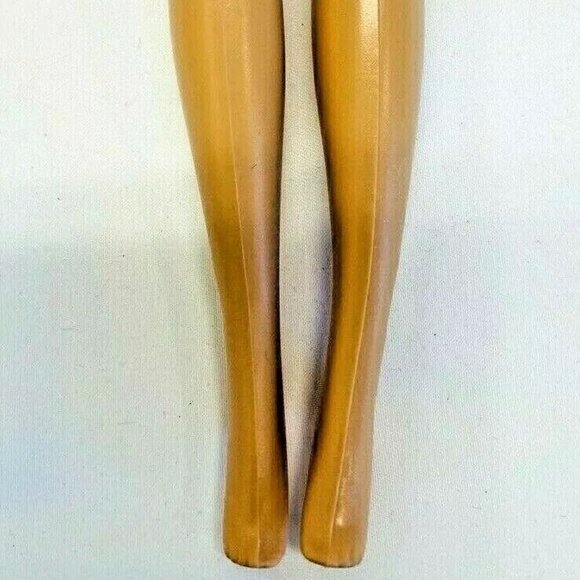 MATTEL BARBIE Blonde Hair Blue Eyes Pink Gray Long Dress 12" Tall - Picture 12 of 12